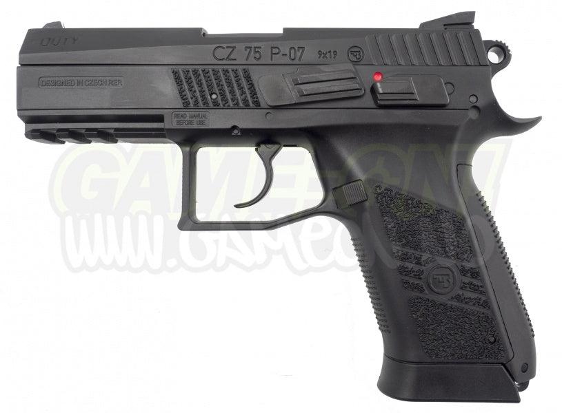 CZ 75 P-07 Duty 6 MM - Metall Slide - Game-On.no