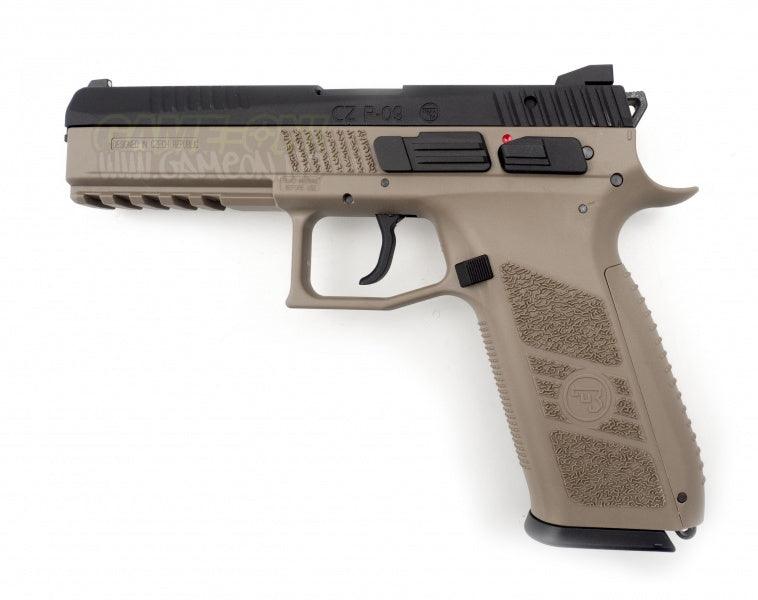 CZ P-09 FDE Gass Softgun inkl. Koffert - GBB - Game-On.no