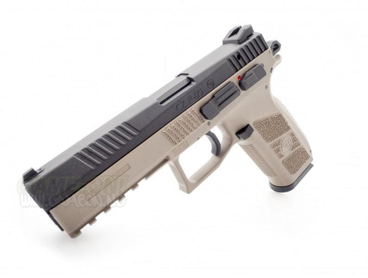 CZ P-09 FDE Gass Softgun inkl. Koffert - GBB - Game-On.no