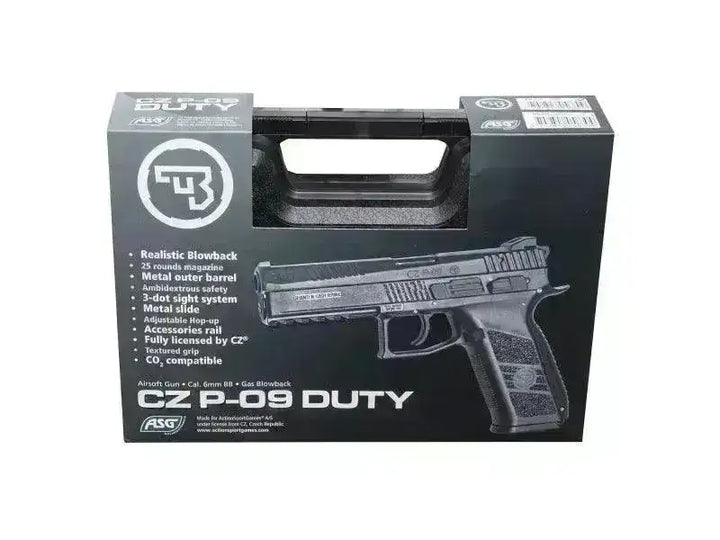 CZ P-09 Gass Softgun inkl. Koffert - GBB - Game-On.no
