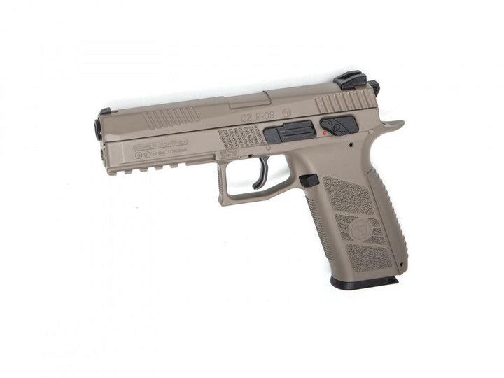 CZ P-09 Luftpistol med Blowback FDE - 4.5mm Pellets - Game-On.no