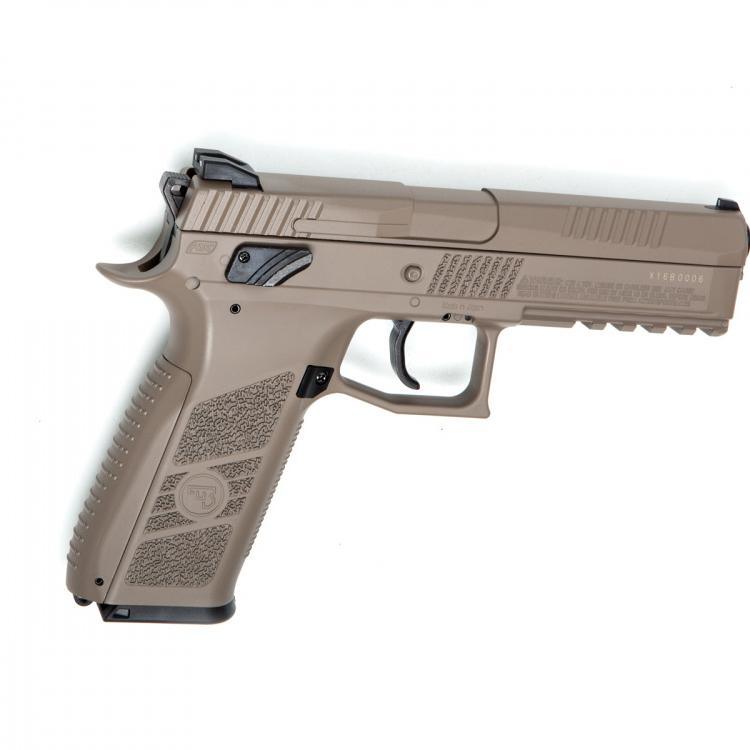 CZ P-09 Luftpistol med Blowback FDE - 4.5mm Pellets - Game-On.no