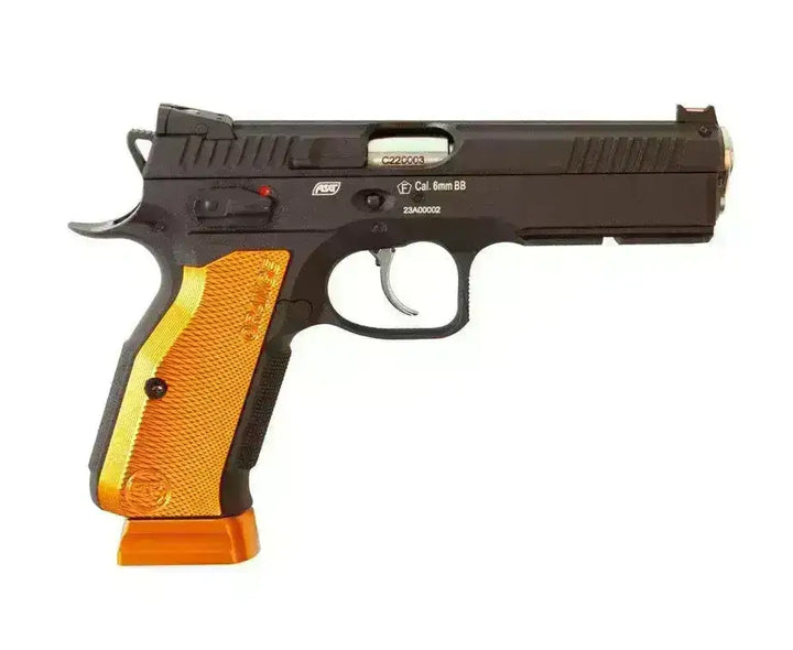 CZ Shadow 2 Airsoftpistol Blowback - 6mm Softgun Oransje - Game-On.no