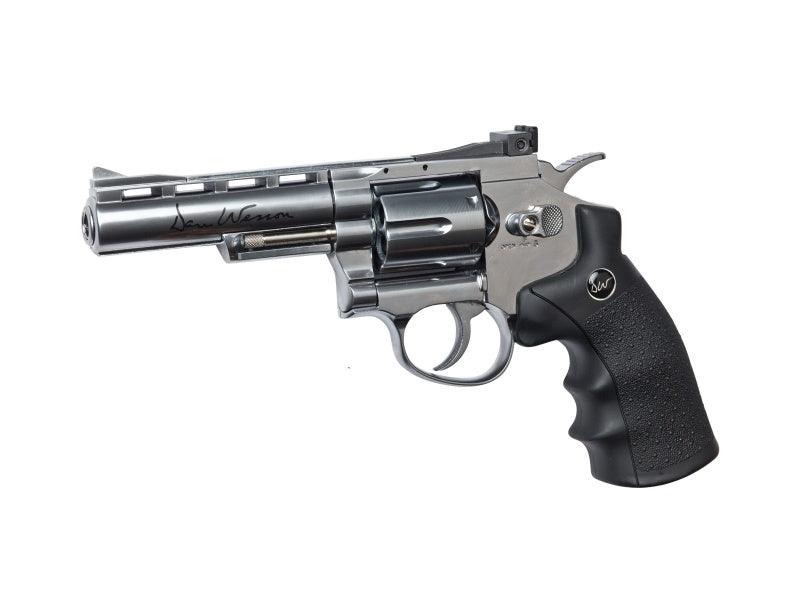 Dan Wesson 4 CO2 Drevet Softgun Revolver - Chrome - Game-On.no