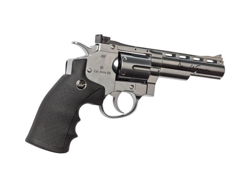 Dan Wesson 4 CO2 Drevet Softgun Revolver - Chrome - Game-On.no