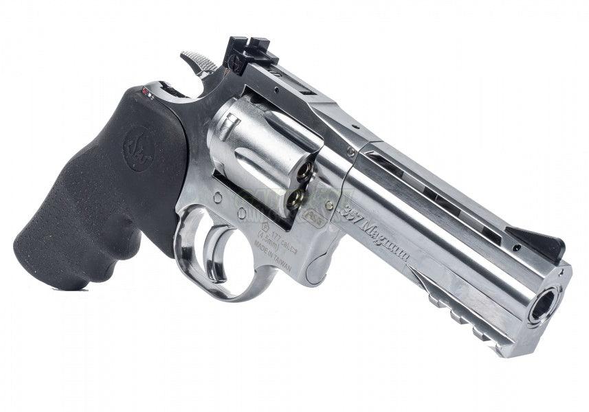 Dan Wesson 715 4inch Revolver - Sølv - 4.5mm Pellets - Game-On.no