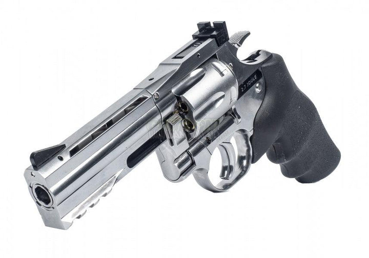 Dan Wesson 715 4inch Revolver - Sølv - 4.5mm Pellets - Game-On.no