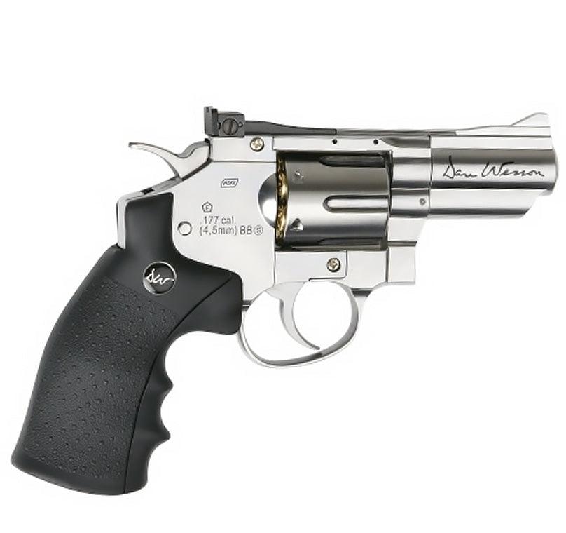 Dan Wesson Revolver 2.5 Sølv - 4.5mm Pellets - Game-On.no