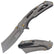 Dark Fantasy - Cleaver Blade Foldekniv - Grå - Game-On.no