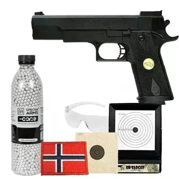 DE - 1911 Springer 6mm Softgun Pistol - Svart - Game-On.no