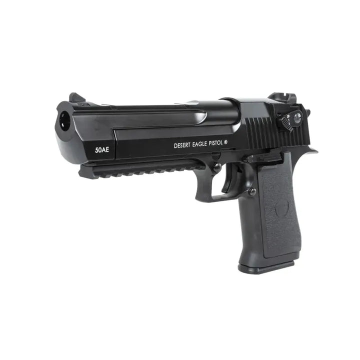 Desert Eagle 50AE Semi/Full Auto Softgunpistol CO2 - Svart - Game-On.no