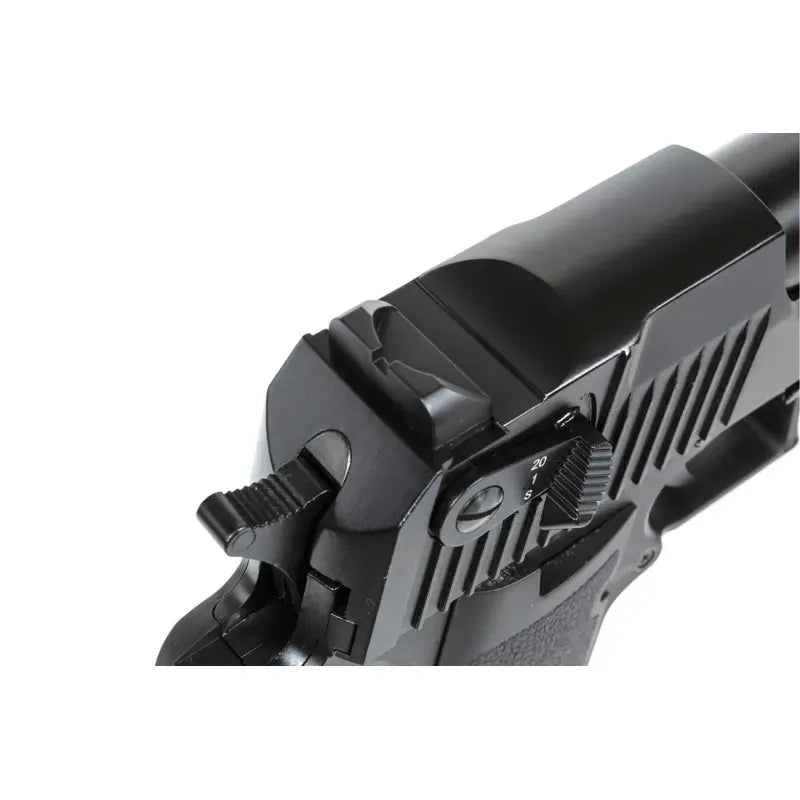 Desert Eagle 50AE Semi/Full Auto Softgunpistol CO2 - Svart - Game-On.no