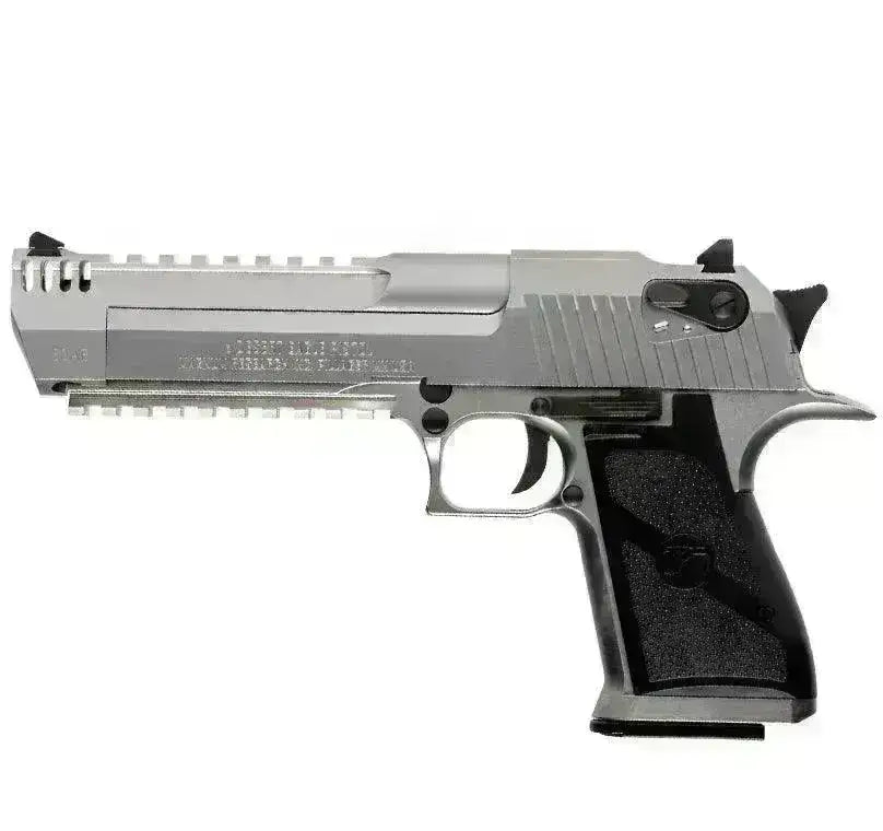 Desert Eagle GAS L6 Gassdrevet Softgunpistol - Sølv - Game-On.no