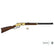 Denix Winchester 1873 replika rifle i gull med tre patroner