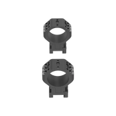 Vector Optics X-ACCU Ø34 Justerbare Montasjeringer 21mm - Sort - forfra