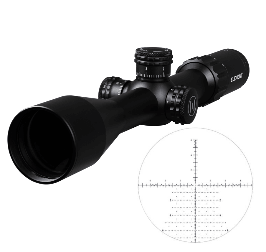 Element Optics - Helix Kikkertsikte 6-24x50 FFP APR-2D MRAD - Game-On.no