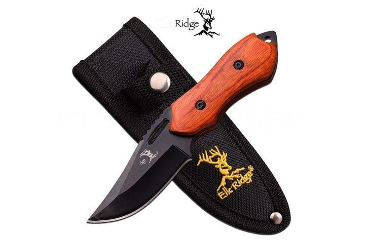 Elk Ridge - Full-Tang Turkniv med Pakka-Wood og Slire - Game-On.no