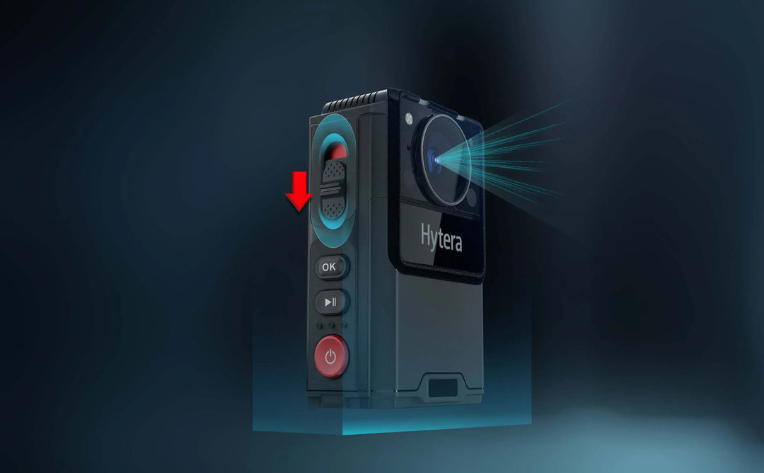 Hytera - GC550 Bodycam - Kompakt 2K Kamera med Vid Bildevinkel - 32gb