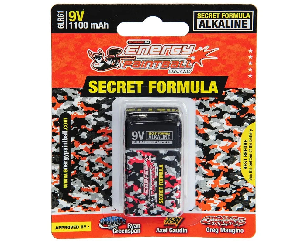 Energy Paintball - 9V Batteri - Game-On.no