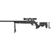 Specna Arms SA-S13 EDGE™ Sniper Airsoft Rifle med kikkertsikte og tofot – Svart