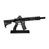 Goatguns Mini FreeFloat Handguard - Medium - montert på Goatguns mini AR på stativ