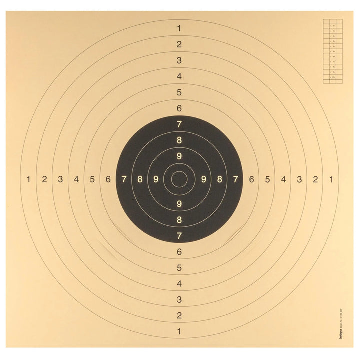 FFT og ISSF Godkjente Pistol Blinker - 55cm x 53cm - 100stk - Game-On.no