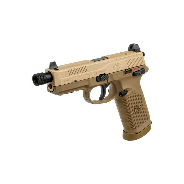 FN - FNX-45 Tactical Gassdrevet Airsoftpistol med Blowback - Dar - Game-On.no