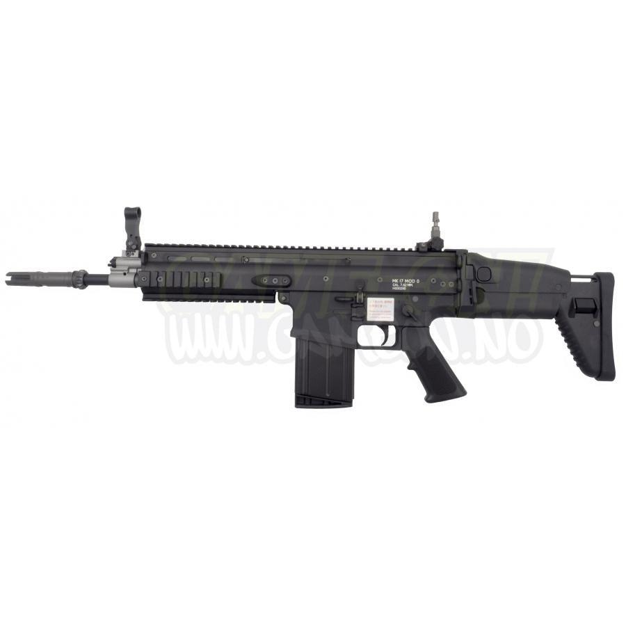 FN Herstal - SCAR-H CQC Gassdrevet Softgunrifle - Svart - Game-On.no