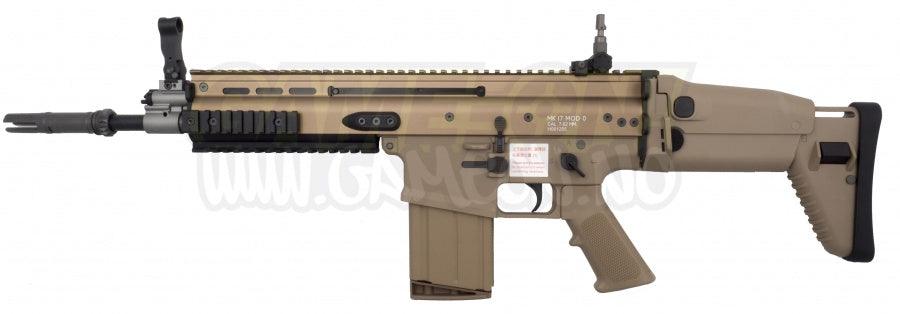 FN Herstal - SCAR-H CQC Gassdrevet Softgunrifle - TAN - Game-On.no