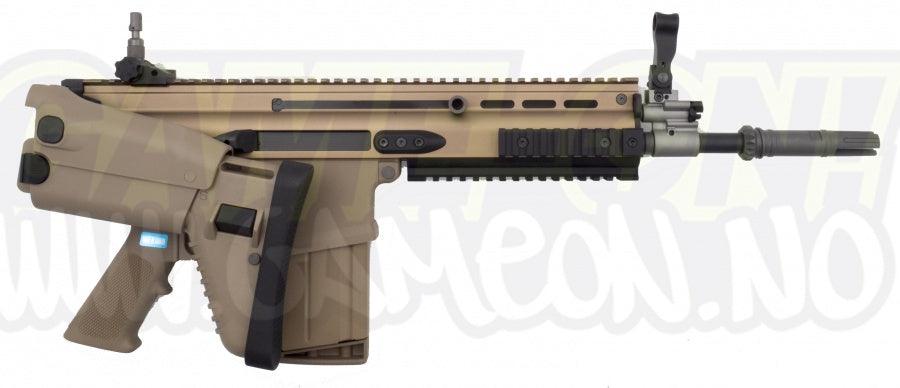 FN Herstal - SCAR-H CQC Gassdrevet Softgunrifle - TAN - Game-On.no