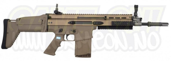 FN Herstal - SCAR-H CQC Gassdrevet Softgunrifle - TAN - Game-On.no