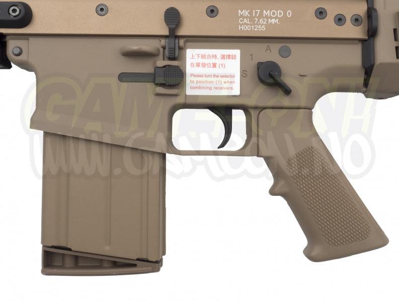 FN Herstal - SCAR-H CQC Gassdrevet Softgunrifle - TAN - Game-On.no