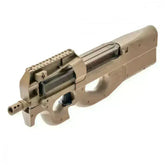 FN P90 Elektrisk Airsoftrifle med Batteri og Lader - FDE - Game-On.no