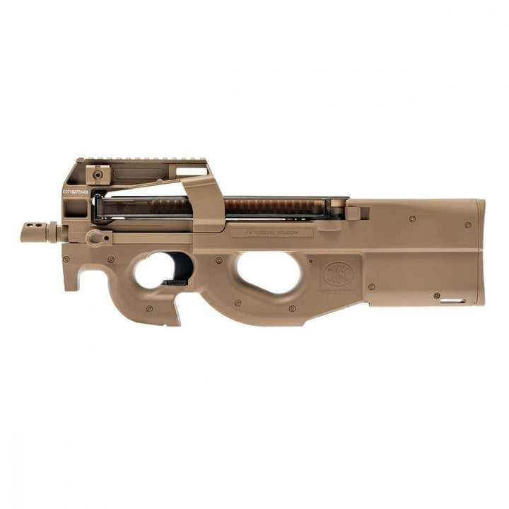 FN P90 Elektrisk Airsoftrifle med Batteri og Lader - FDE