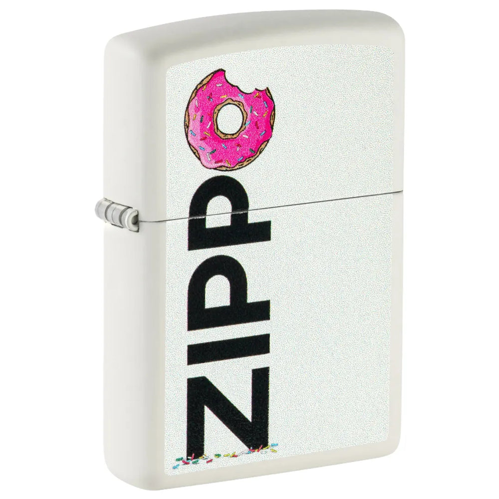 Frosted Doughnut Zippo Motiv - Game-On.no