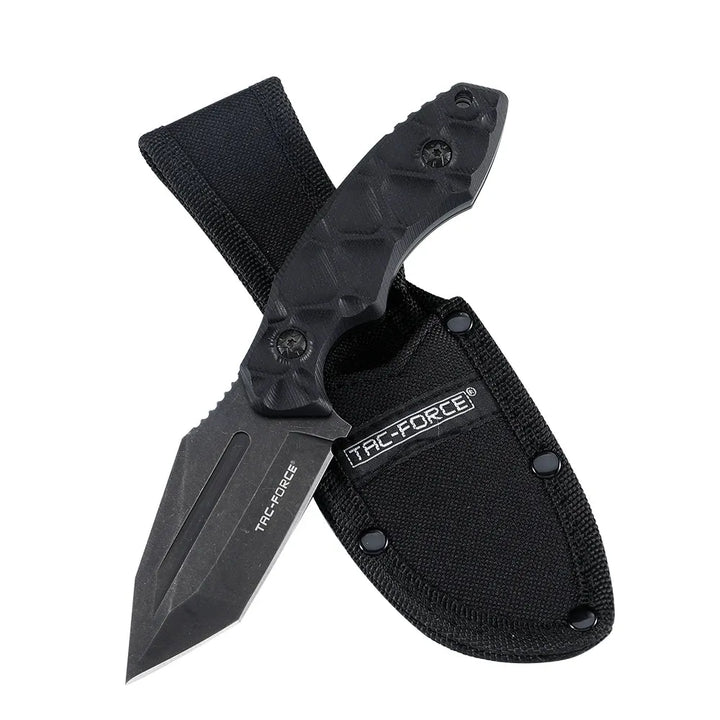 Full Tang Kniv med Forsterket Nylon Grep - Slire Inkludert - Game-On.no