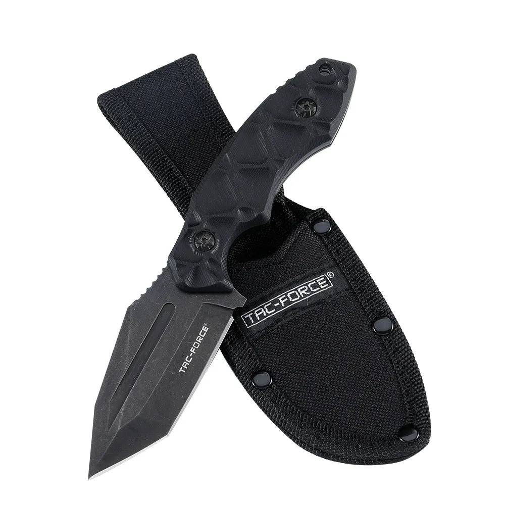 Full Tang Kniv med Forsterket Nylon Grep - Slire Inkludert - Game-On.no