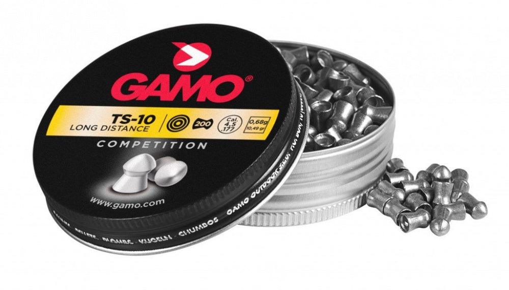 Gamo - TS-10 Long Distance 4.5mm Pellets til Luftvåpen - 200stk - Game-On.no