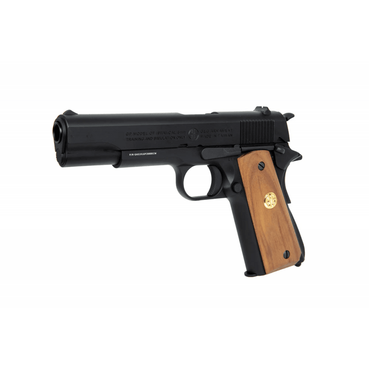 G&G GPM1911 GP2 Airsoftpistol med Blowback - Metall & Tre - Game-On.no