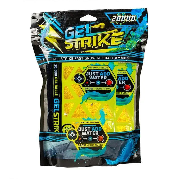 Gel Balls - Gel Strike - Gul - 20000stk - Game-On.no