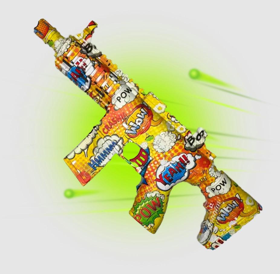 Gel Blasterz - 4Z16-2 Mini Speedstrike - Gul Grafitti - Game-On.no