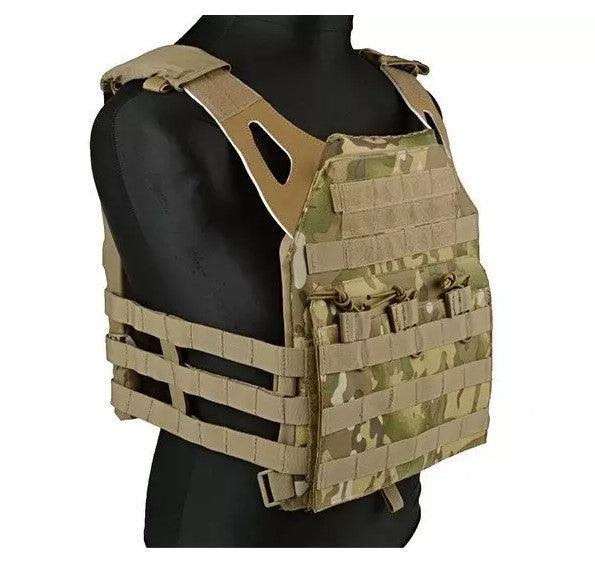 GFC Taktisk Vest - Jump-type Plate Carrier - Multicam - Game-On.no