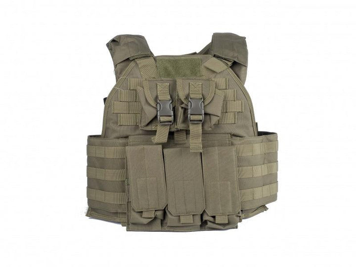 GFT - Plate Carrier MOLLE Vest - Olive - Game-On.no