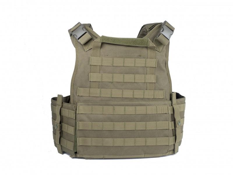 GFT - Plate Carrier MOLLE Vest - Olive - Game-On.no