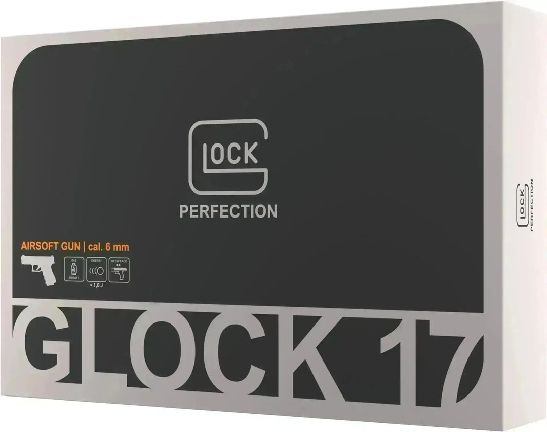 Glock 17 Airsoft GBB Gasspistol – Blowback 6mm - Pakkesett - Game-On.no