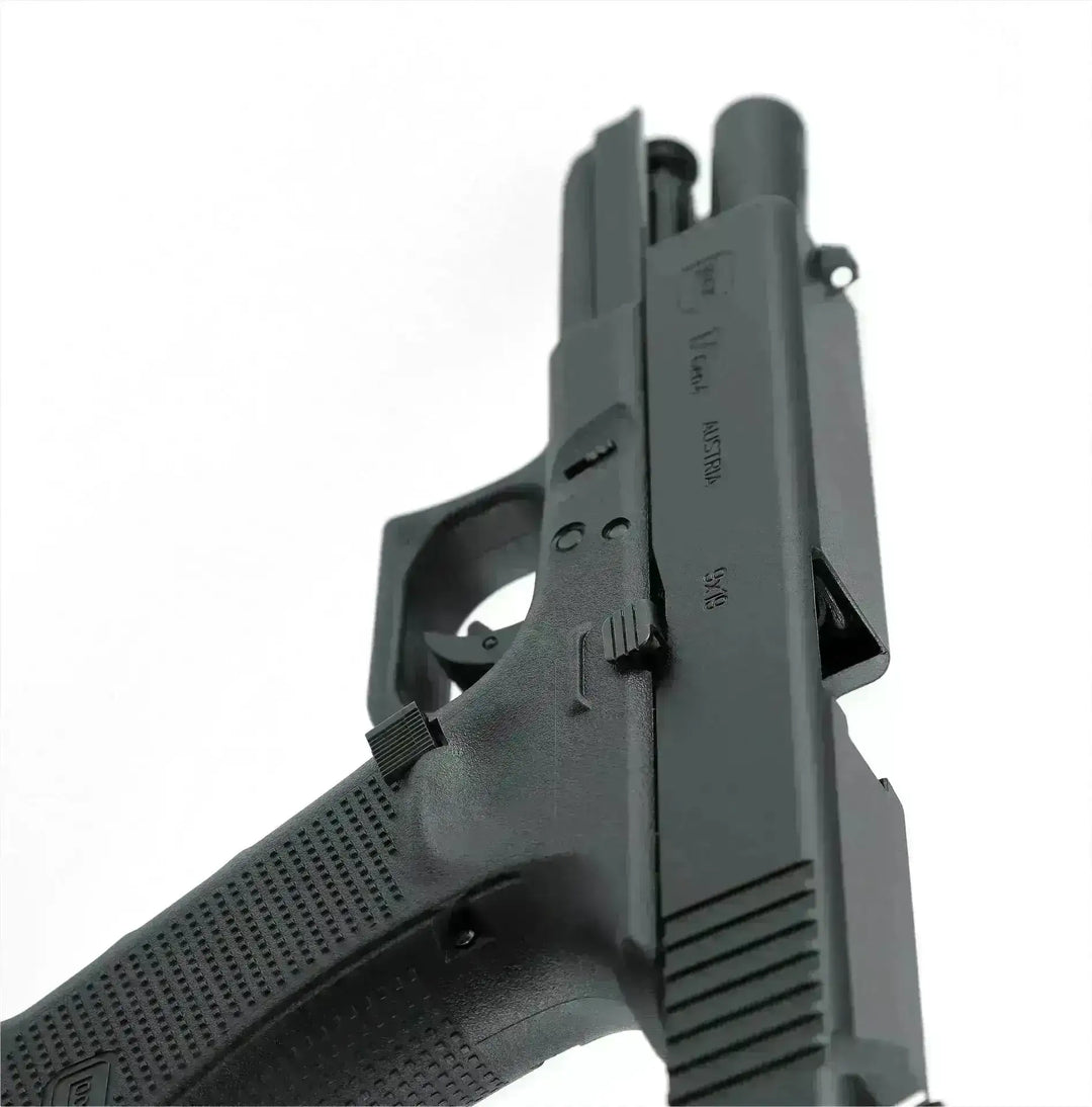 Glock 17 Gen4 Gass Softgun med Blowback - Pakkesett - Game-On.no