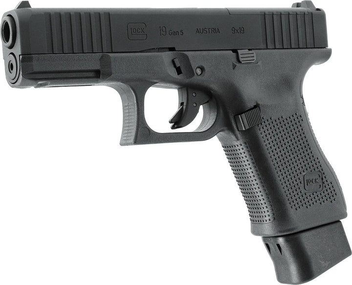 GLOCK 19 Gen5 MOS Softgunpistol med Blowback - Pakkesett - Game-On.no