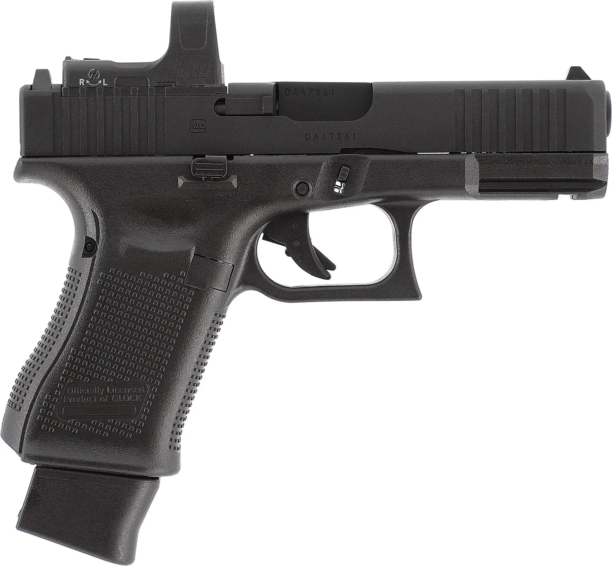 トイガン Glock 19 GEN5 MOS GLOCK 19 Gen5 MOS Airsoftpistol – CO₂, Blowback, Rødpunktsklar