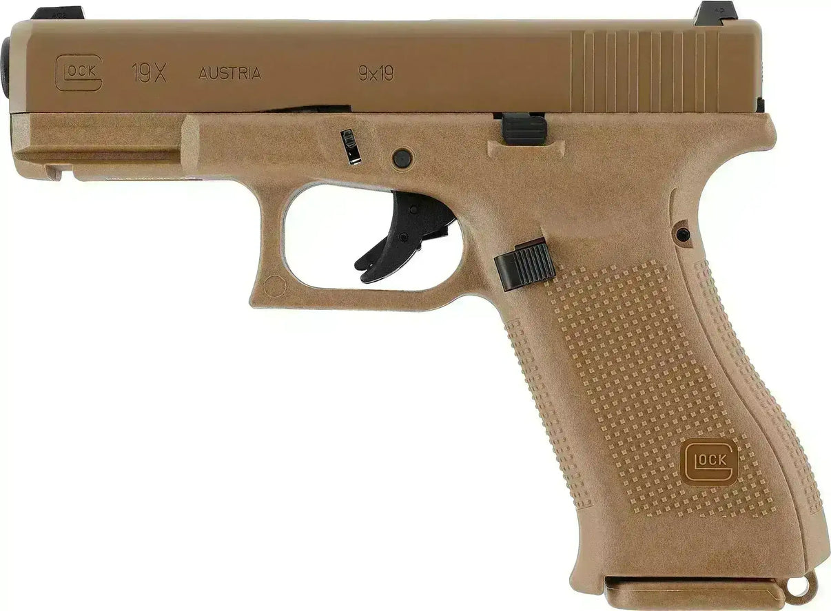 Glock 19X Gass Softgun med Blowback - Pakkesett - Game-On.no