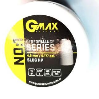 Gmax NO:1 Slugs til Luftvåpen 4.5mm 15gr - 150stk - Game-On.no